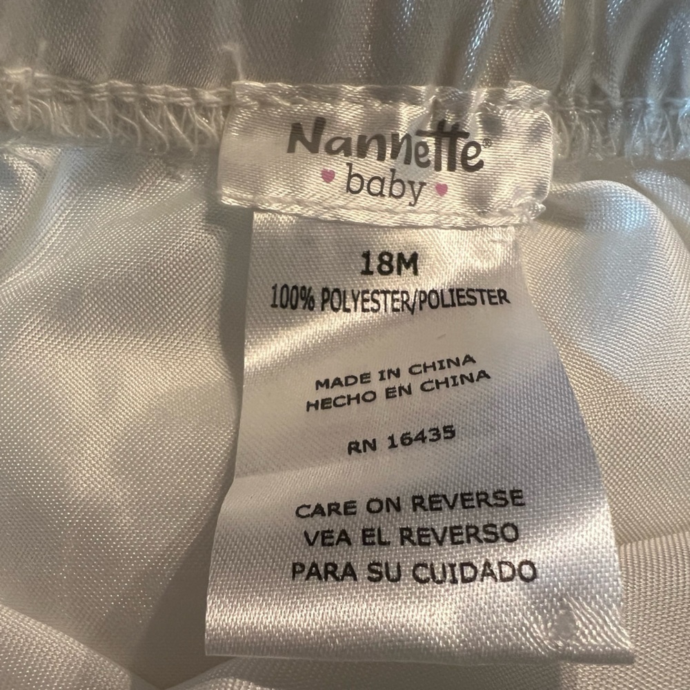 🌟SALE🌟. Nannette baby formal 2 pc dress size 18M - Picture 11 of 12